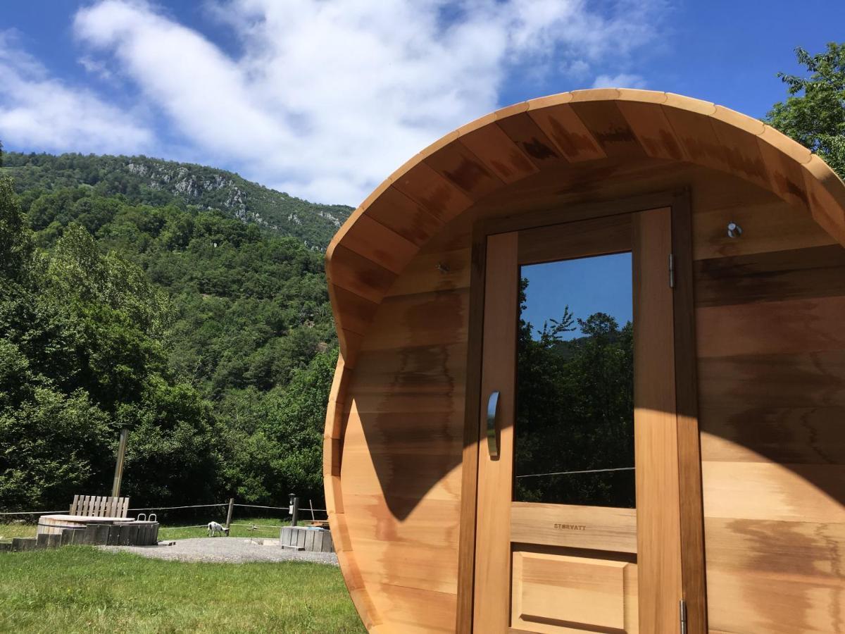 Yourte Et Son Bain Nordique Frechet-Aure Exterior foto