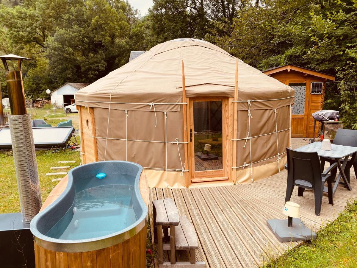 Yourte Et Son Bain Nordique Frechet-Aure Exterior foto